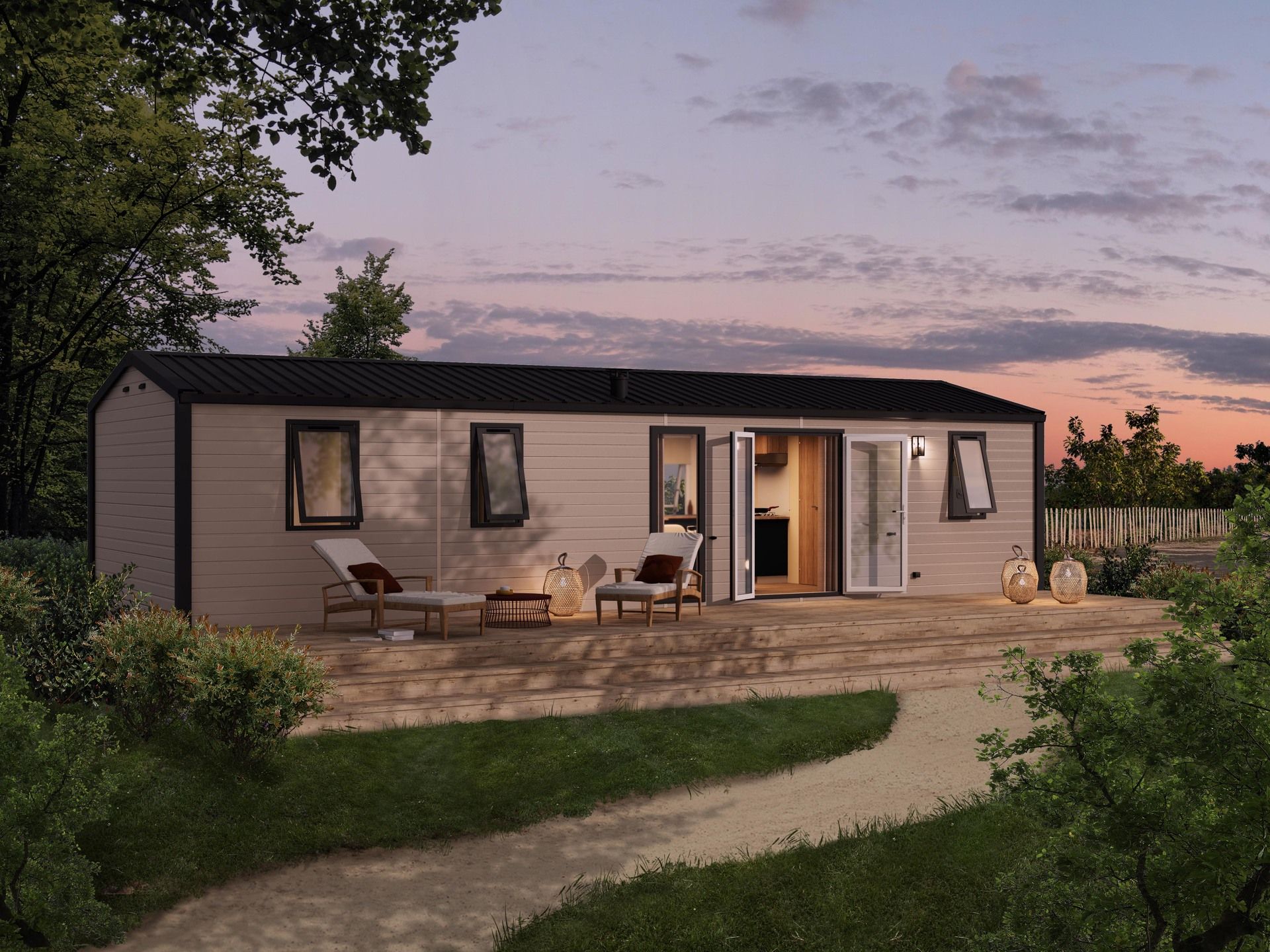 Mobil-home haut de gamme aux Charmettes